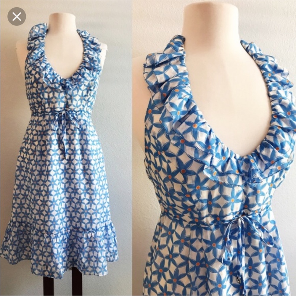 Lily Pulitzer silk halter dexter starfriit dress